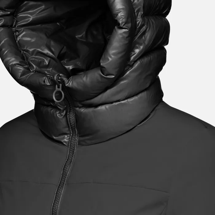 Woman Geox Jackets SPHERICA WOMAN BlackBlack Reversible Jacket Blackblack