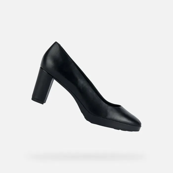 Woman Geox Pumps WALK PLEASURE 60 Women039s Black Medium Heel Pumps Geox Black