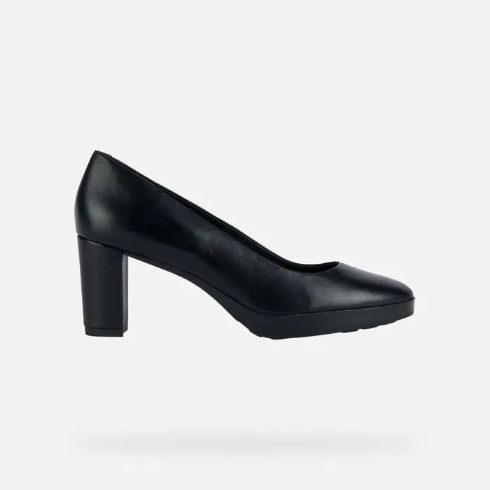Woman Geox Pumps WALK PLEASURE 60 Women039s Black Medium Heel Pumps Geox Black