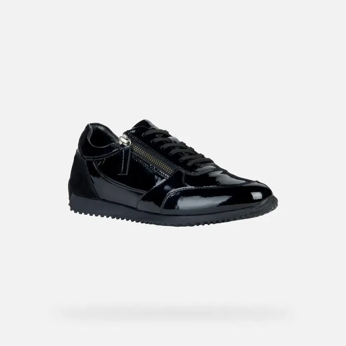 Woman Geox Sneakers CALITHE A Low Top Sneakers Black Woman Geox Black