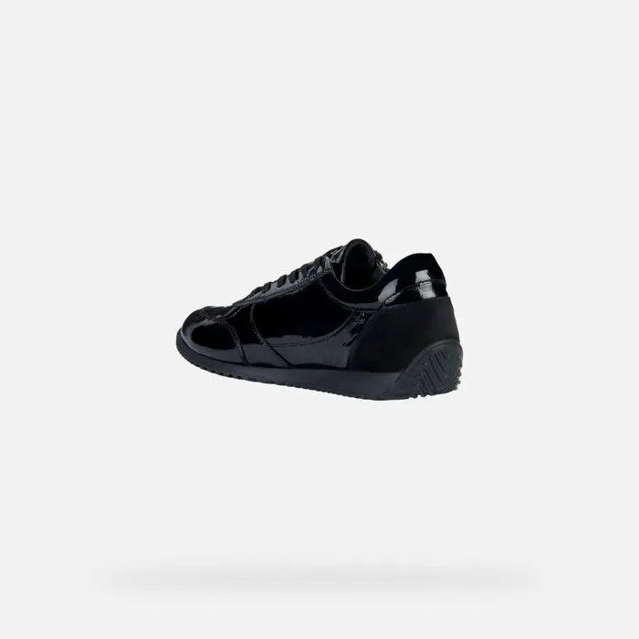 Woman Geox Sneakers CALITHE A Low Top Sneakers Black Woman Geox Black