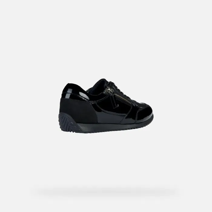 Woman Geox Sneakers CALITHE A Low Top Sneakers Black Woman Geox Black