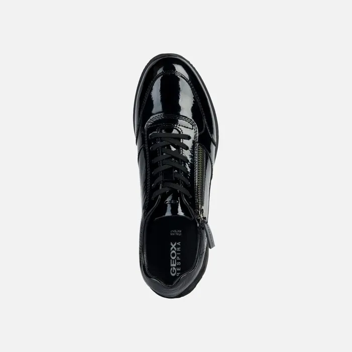 Woman Geox Sneakers CALITHE A Low Top Sneakers Black Woman Geox Black