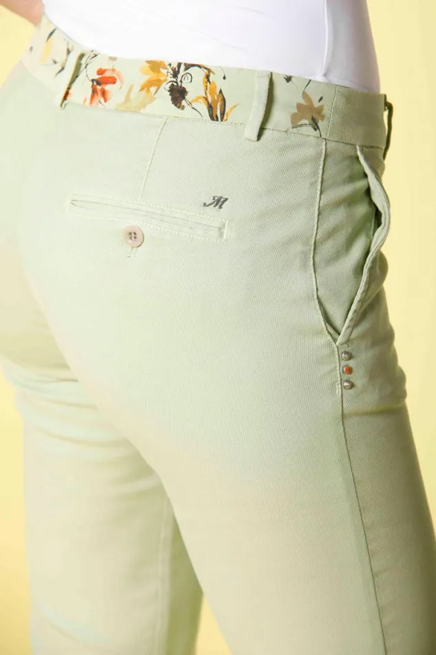 Woman Jaqueline Capri Capri Chino Pants In Piquet With Patch Curvy Mason039s Pants