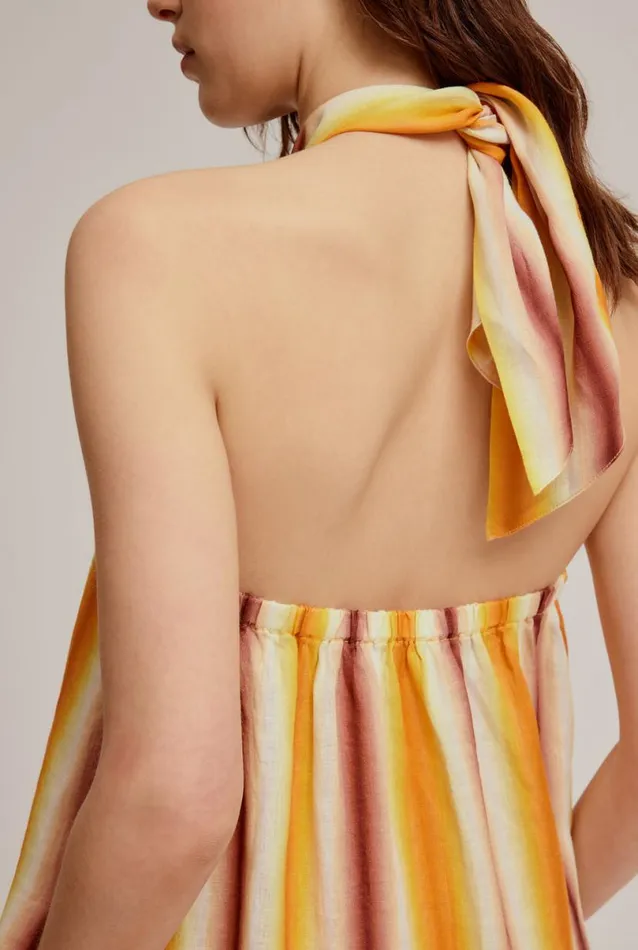 Woman Venroy Dresses Linen Halter Dress