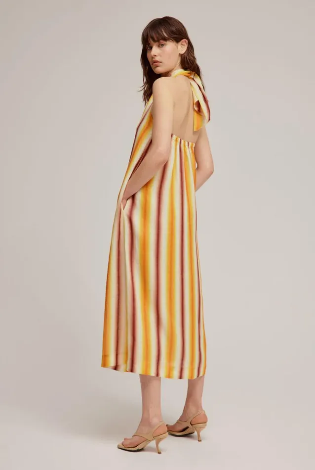 Woman Venroy Dresses Linen Halter Dress