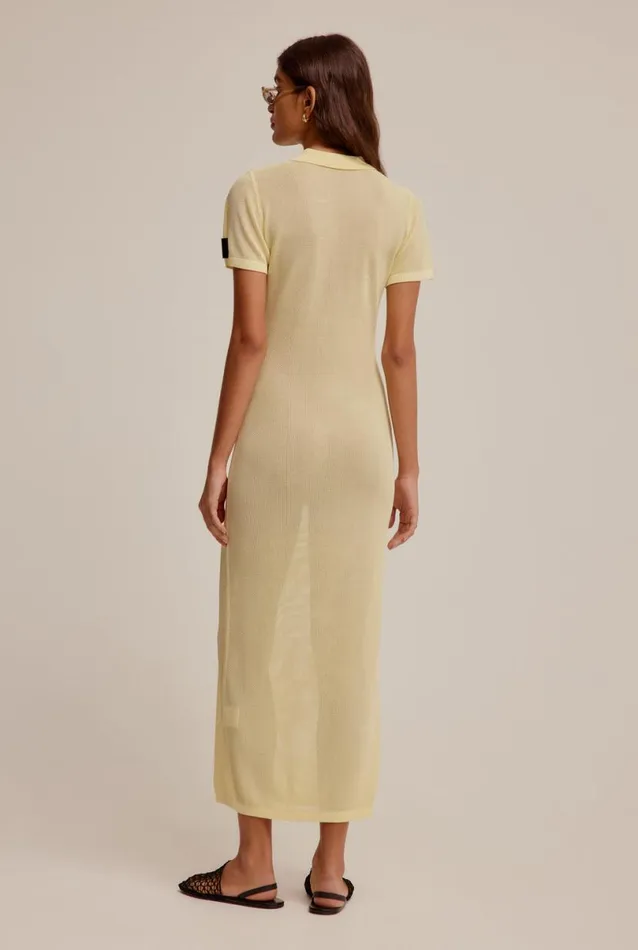 Woman Venroy Knitwear Slinky Knitted Polo Dress