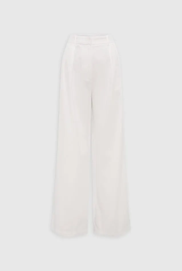 Woman Venroy Pants Cotton Pleated Chino