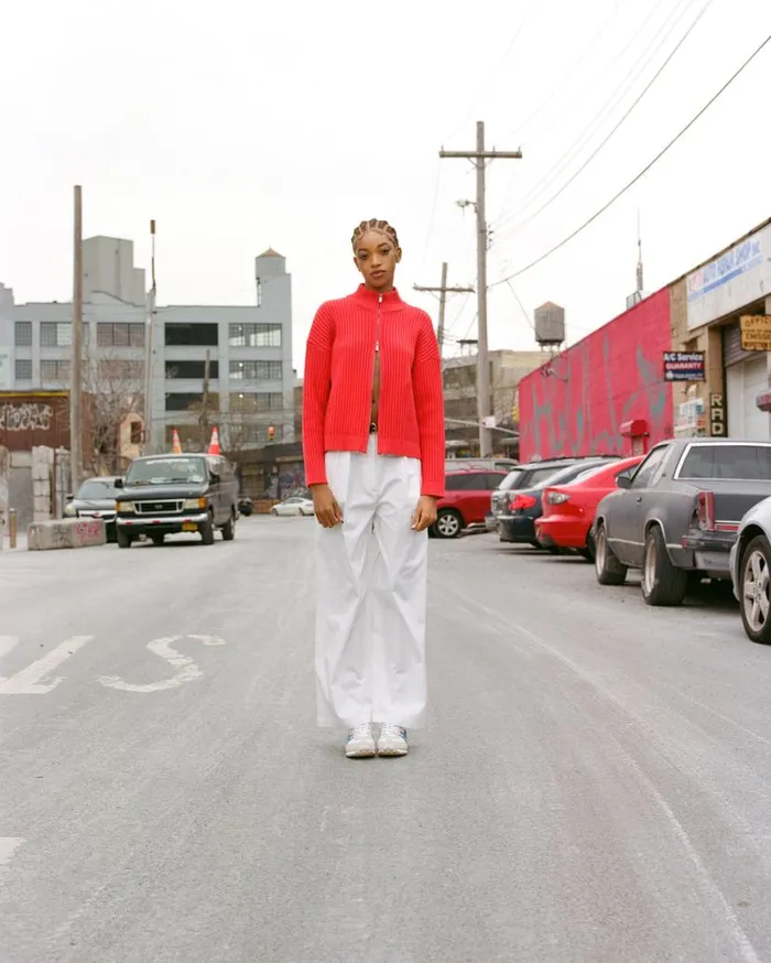 Woman Venroy Pants Cotton Pleated Chino