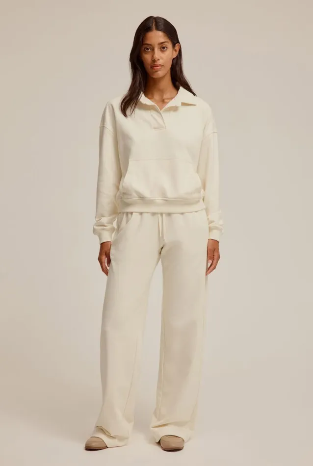 Woman Venroy Pants Cotton Straight Leg Track Pant