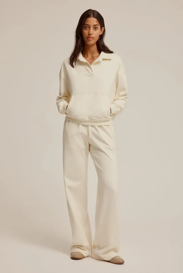 Woman Venroy Pants Cotton Straight Leg Track Pant