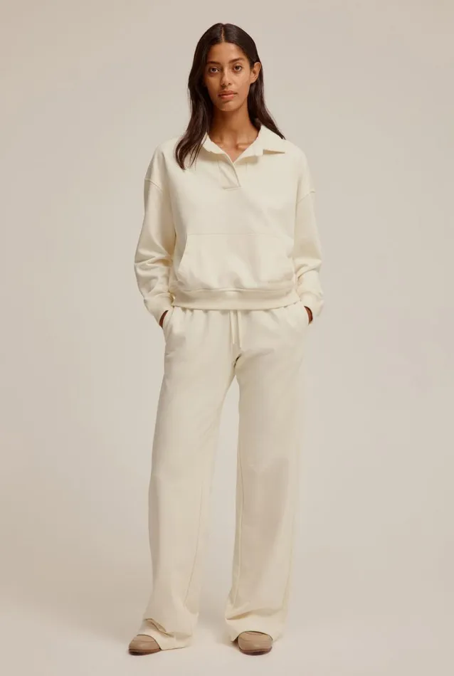 Woman Venroy Pants Cotton Straight Leg Track Pant