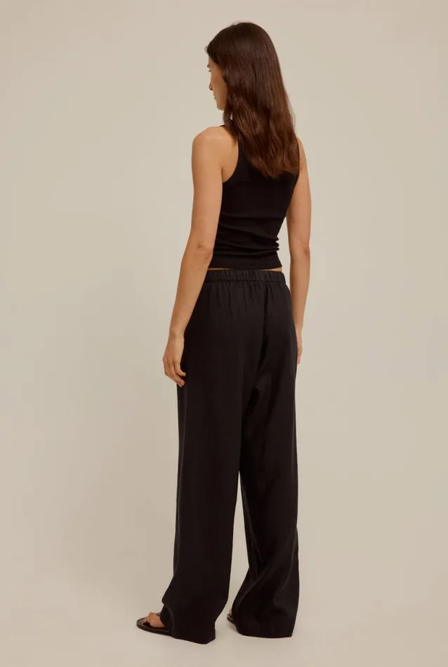 Woman Venroy Pants Wide Leg Linen Pant