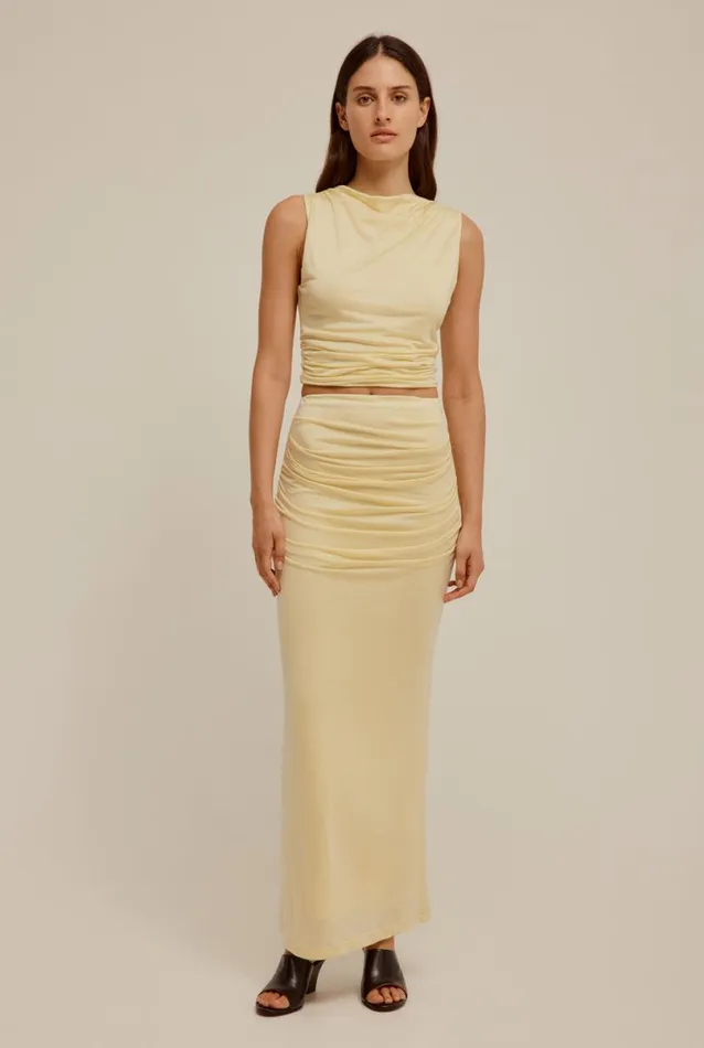 Woman Venroy Skirts Draped Jersey Skirt