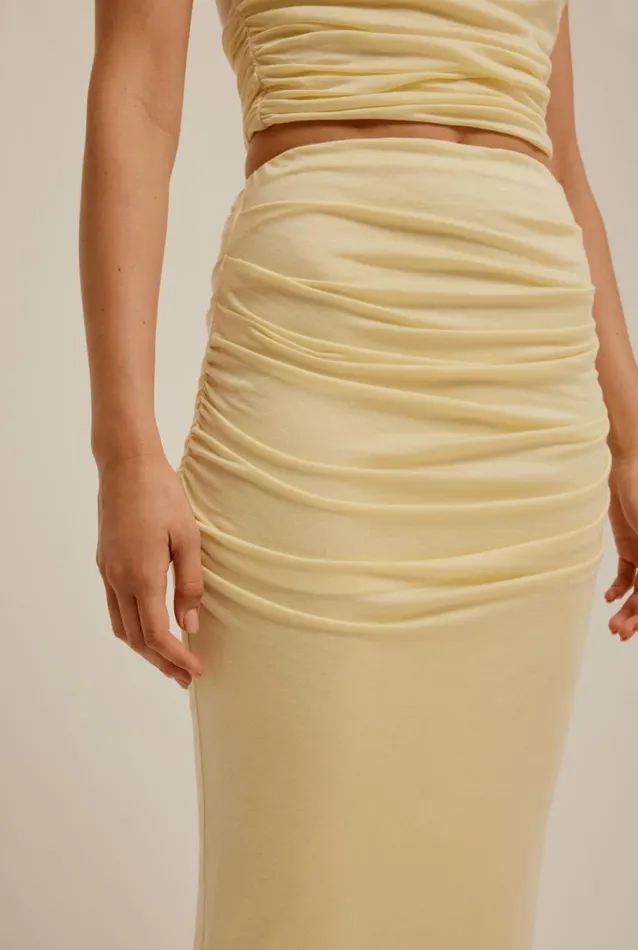 Woman Venroy Skirts Draped Jersey Skirt