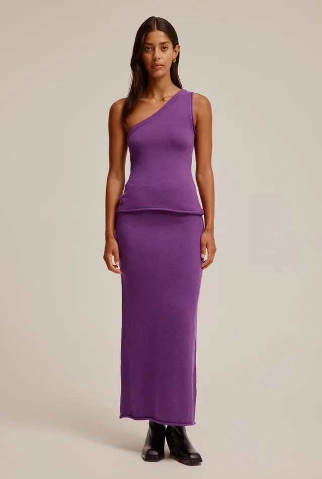 Woman Venroy Skirts Wool Cashmere Midi Skirt