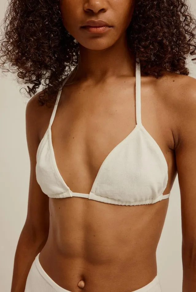 Woman Venroy Swim and Separates Knitted Triangle Bra
