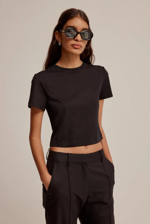 Woman Venroy TShirts and Tanks Cropped TShirt