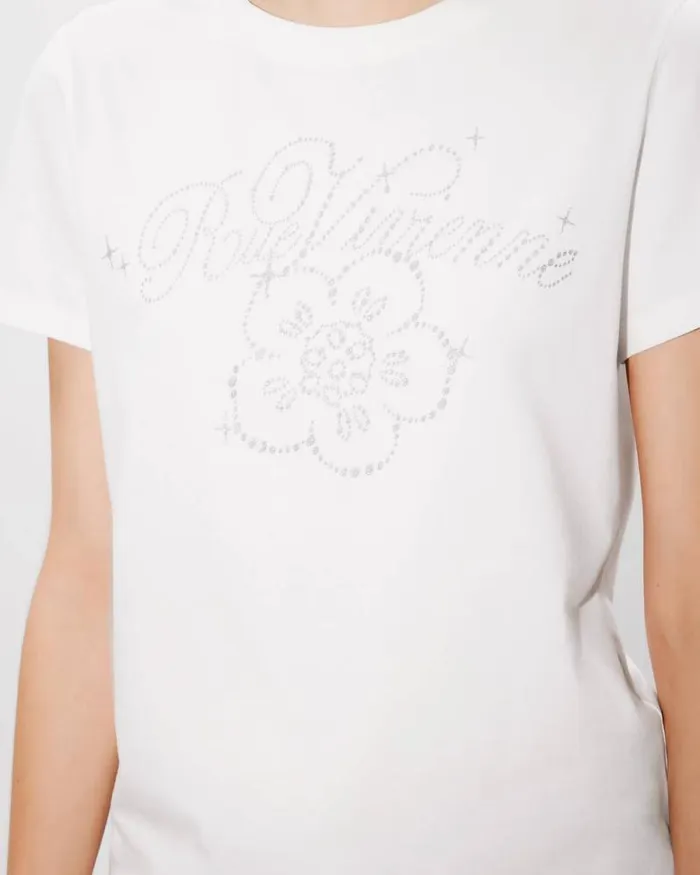 Women 039KENZO Constellation039 Tshirt In Cotton Off White Kenzo Tshirts And Polos