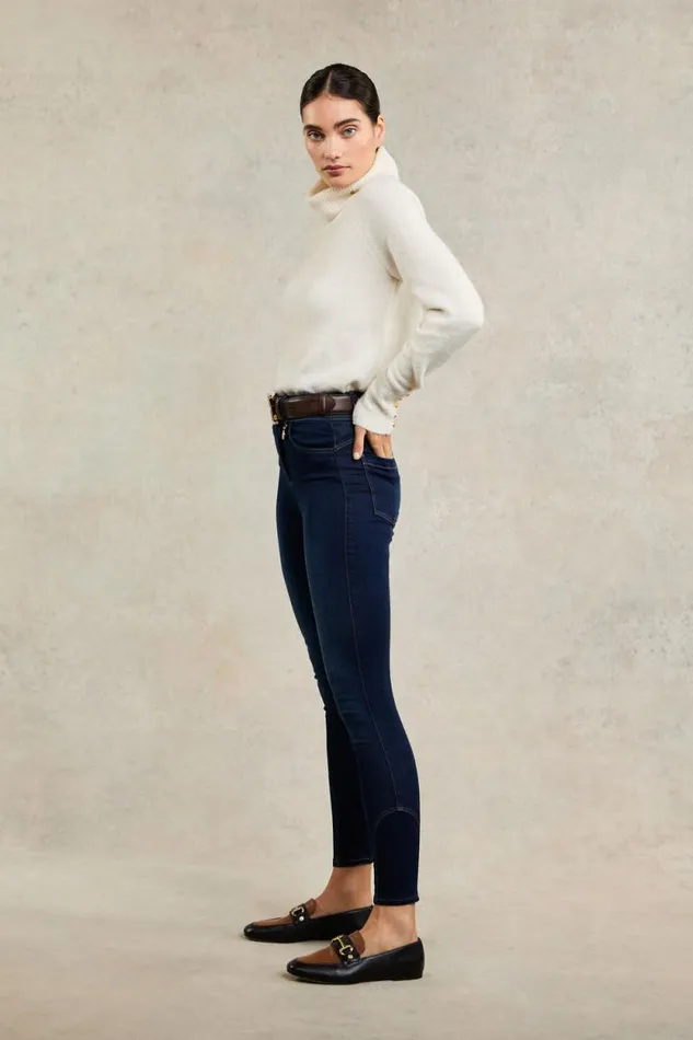 Women 5 Pocket Jodhpur Jean Dark Indigo Holland Cooper Jeans Women 5 Pocket Jodhpur Jean Dark Indigo Holland Cooper Jeans