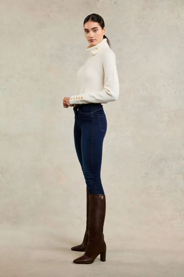Women 5 Pocket Jodhpur Jean Dark Indigo Holland Cooper Jeans Women 5 Pocket Jodhpur Jean Dark Indigo Holland Cooper Jeans