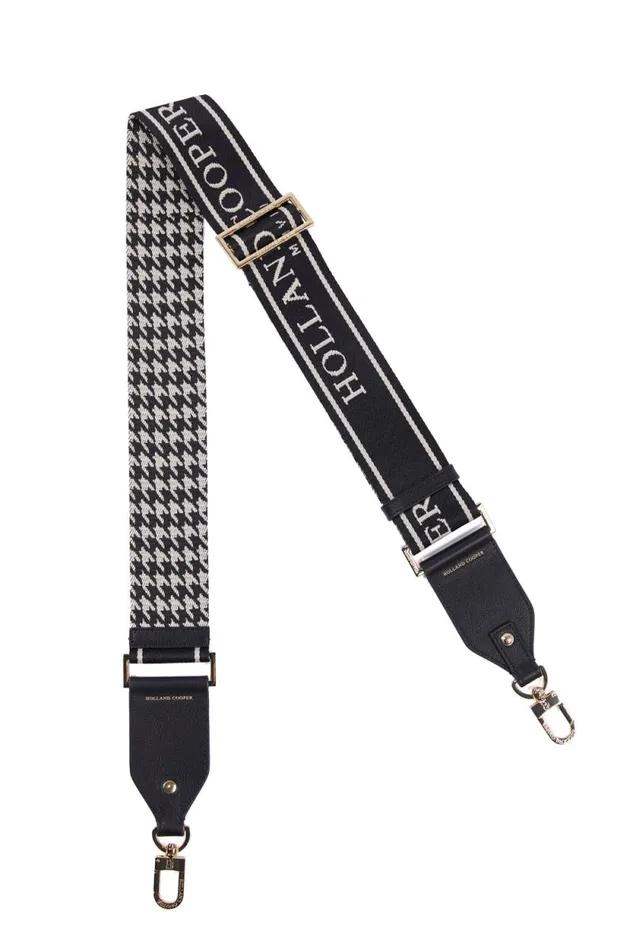 Women Abbot Bag Strap Ecru Houndstooth Holland Cooper Bags