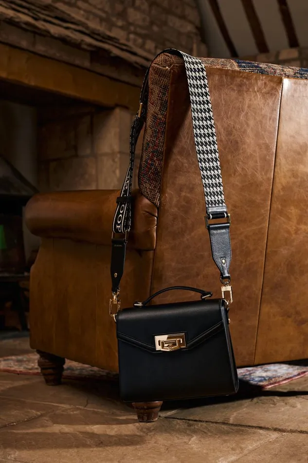 Women Abbot Bag Strap Ecru Houndstooth Holland Cooper Bags Women Abbot Bag Strap Ecru Houndstooth Holland Cooper Bags