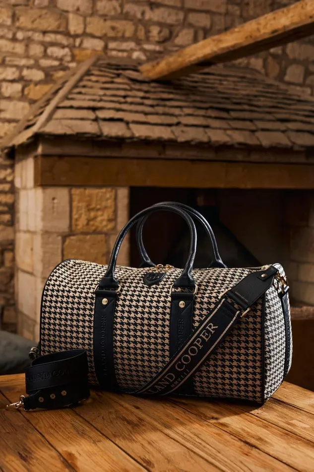 Women Abbot Bag Strap Ecru Houndstooth Holland Cooper Bags Women Abbot Bag Strap Ecru Houndstooth Holland Cooper Bags