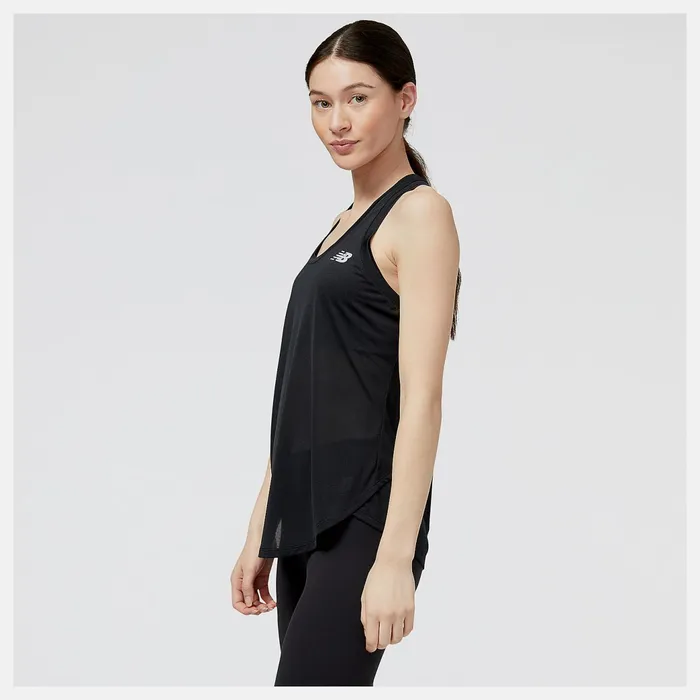 Women Accelerate Tank Black New Balance Shirts