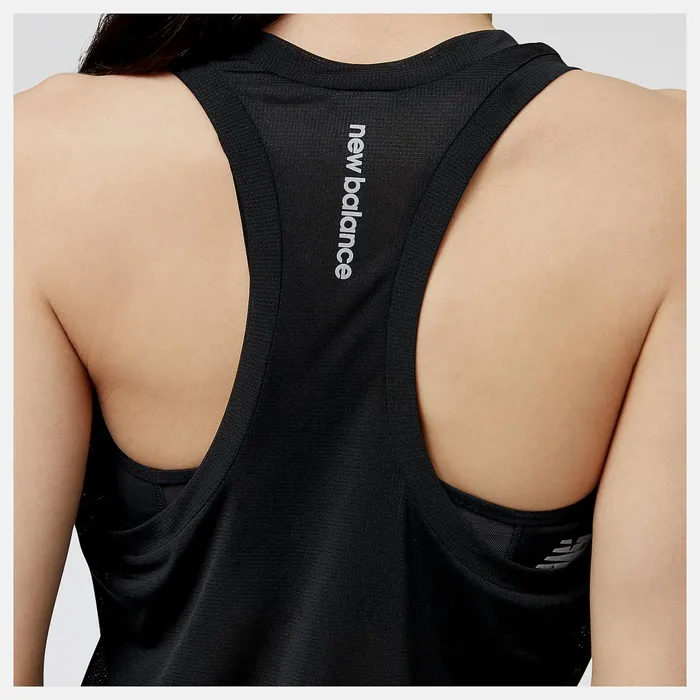 Women Accelerate Tank Black New Balance Shirts