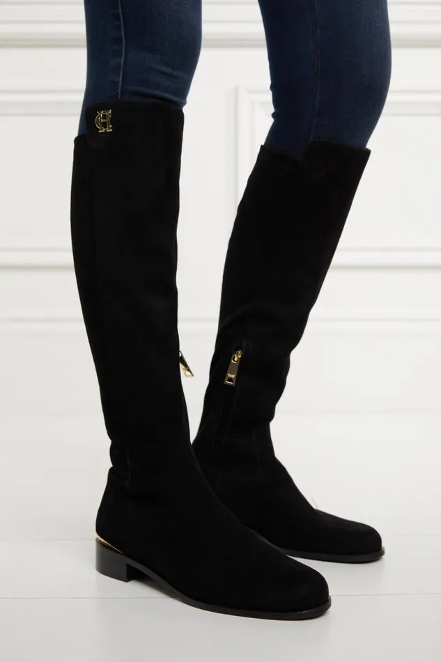 Women Albany Knee Boot Black Holland Cooper Boots Women Albany Knee Boot Black Holland Cooper Boots