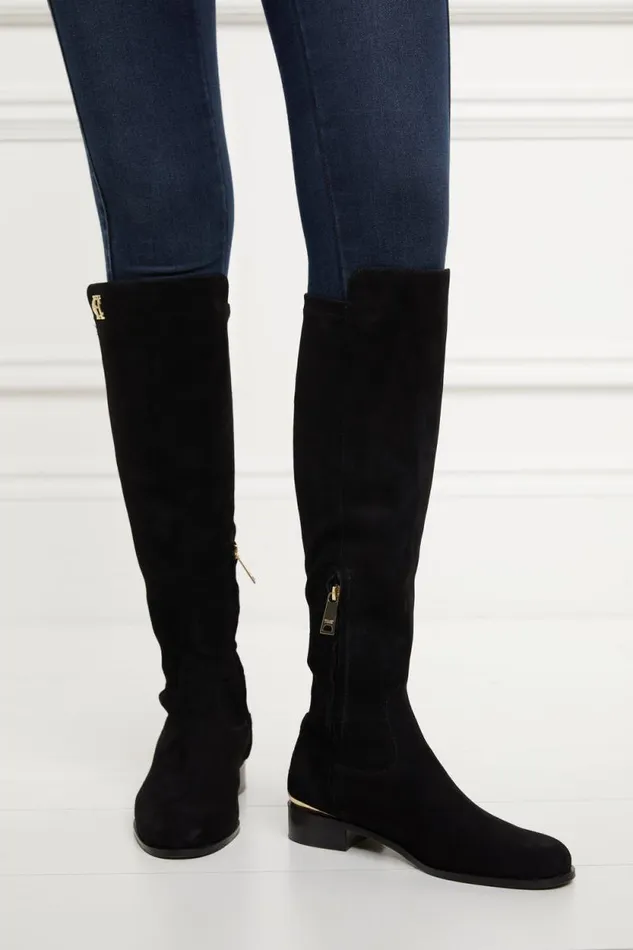 Women Albany Knee Boot Black Holland Cooper Boots Women Albany Knee Boot Black Holland Cooper Boots
