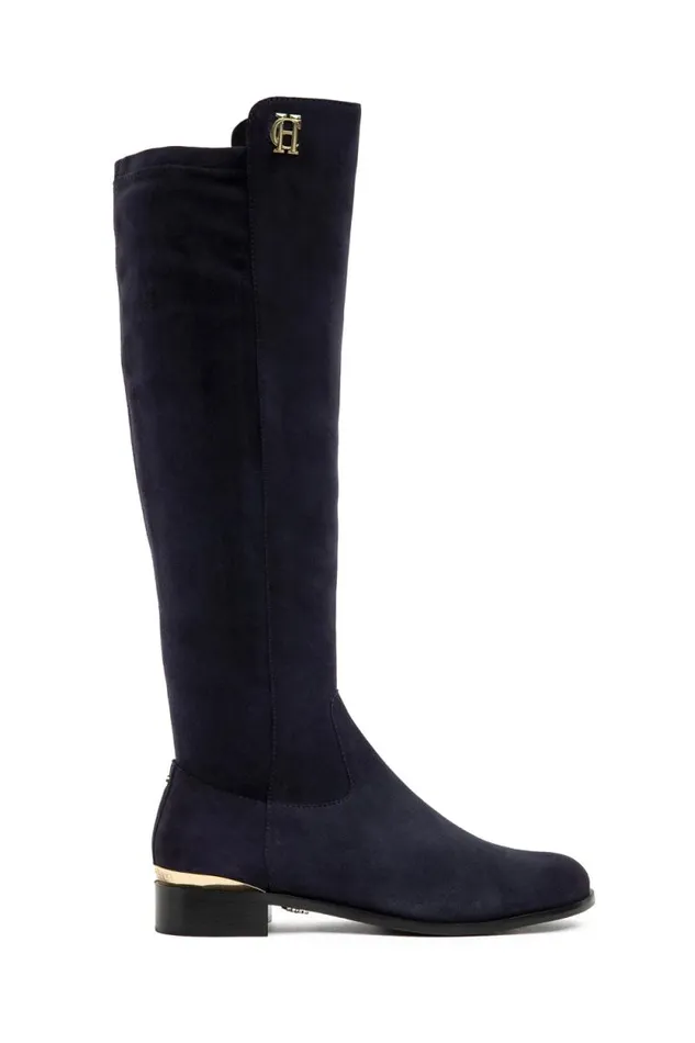 Women Albany Knee Boot Ink Navy Suede Holland Cooper Boots