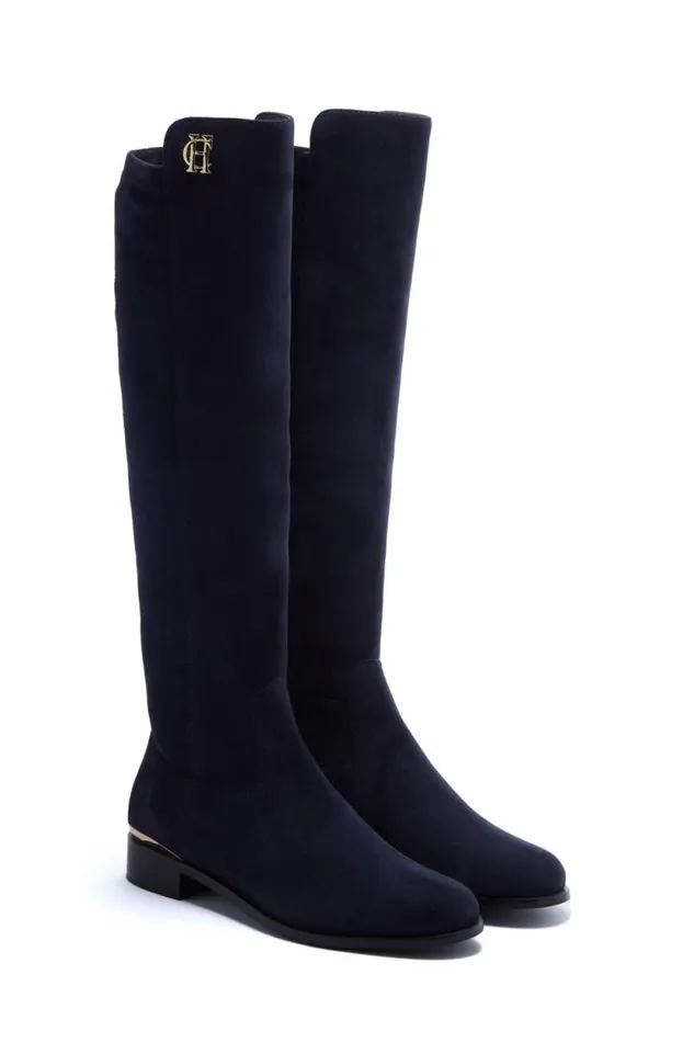Women Albany Knee Boot Ink Navy Suede Holland Cooper Boots