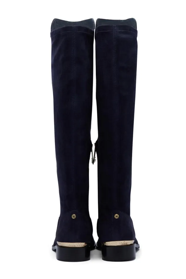 Women Albany Knee Boot Ink Navy Suede Holland Cooper Boots