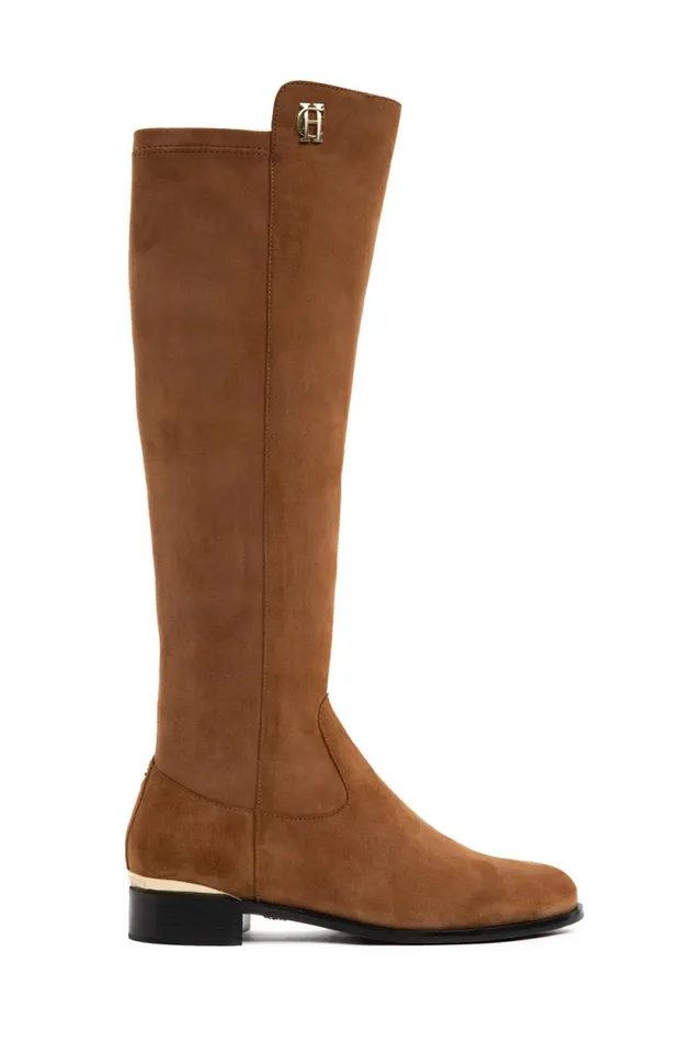 Women Albany Knee Boot Tan Suede Holland Cooper Boots