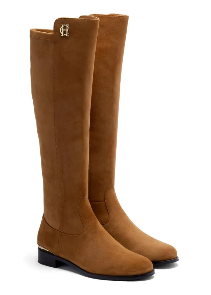 Women Albany Knee Boot Tan Suede Holland Cooper Boots