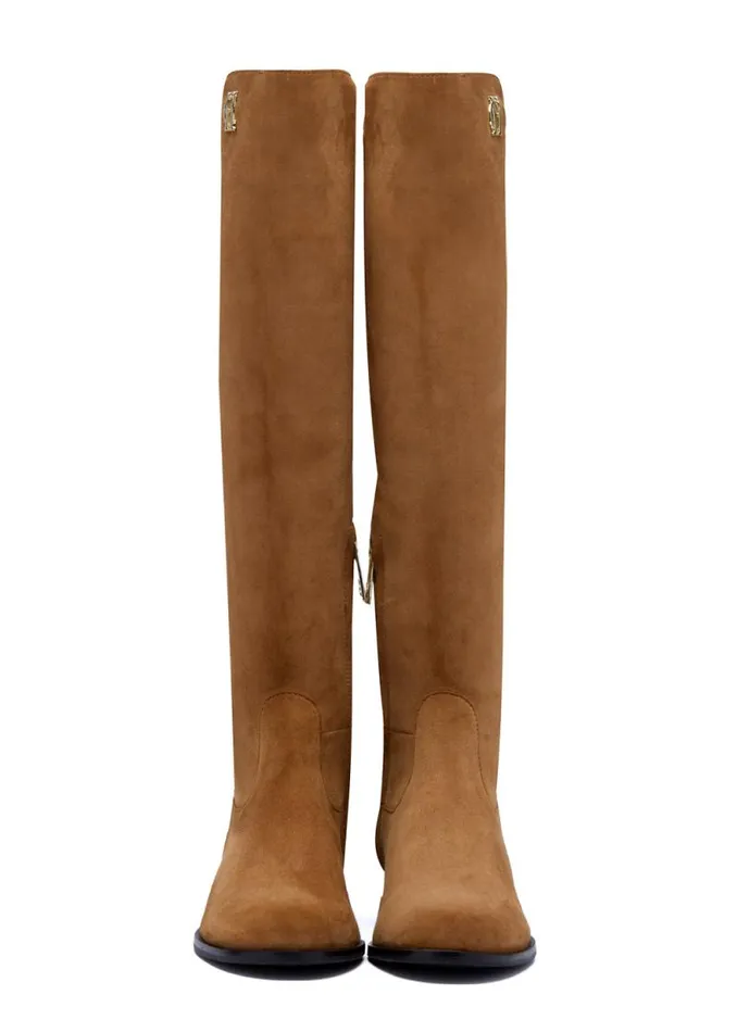 Women Albany Knee Boot Tan Suede Holland Cooper Boots