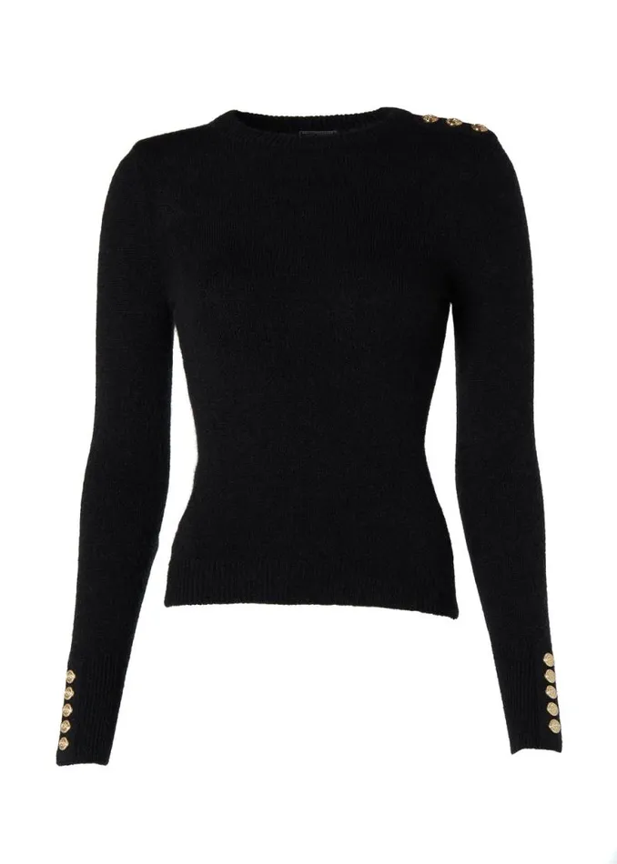Women Amy Crew Neck Knit Black Holland Cooper Knitwear Women Amy Crew Neck Knit Black Holland Cooper Knitwear