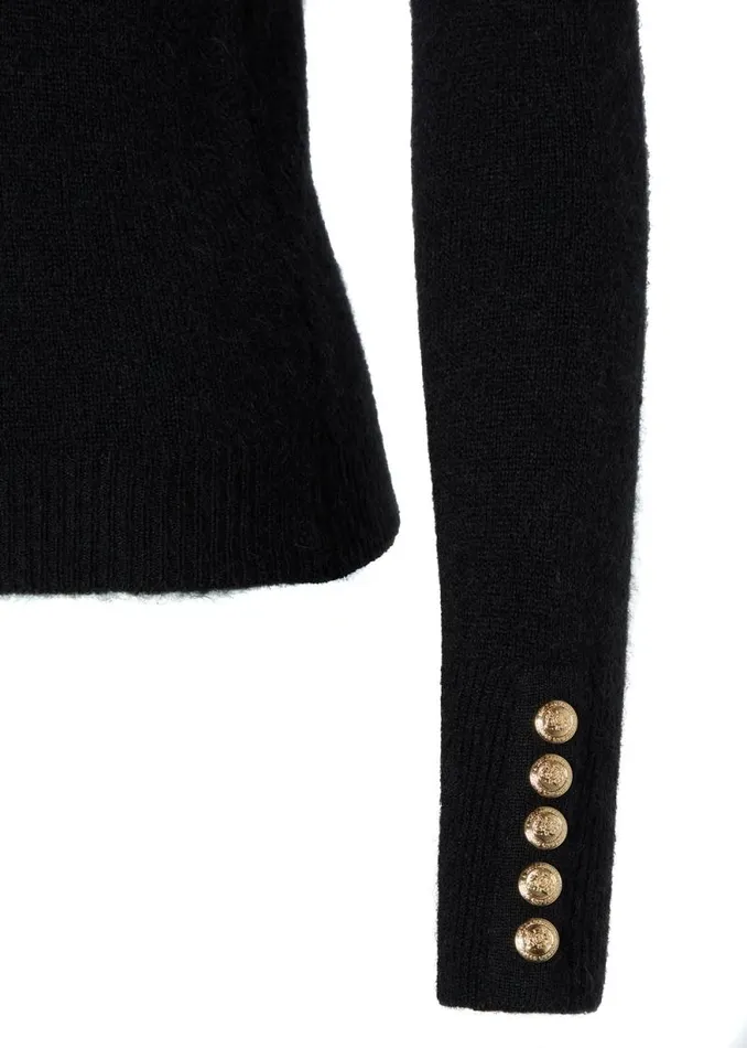 Women Amy Crew Neck Knit Black Holland Cooper Knitwear Women Amy Crew Neck Knit Black Holland Cooper Knitwear
