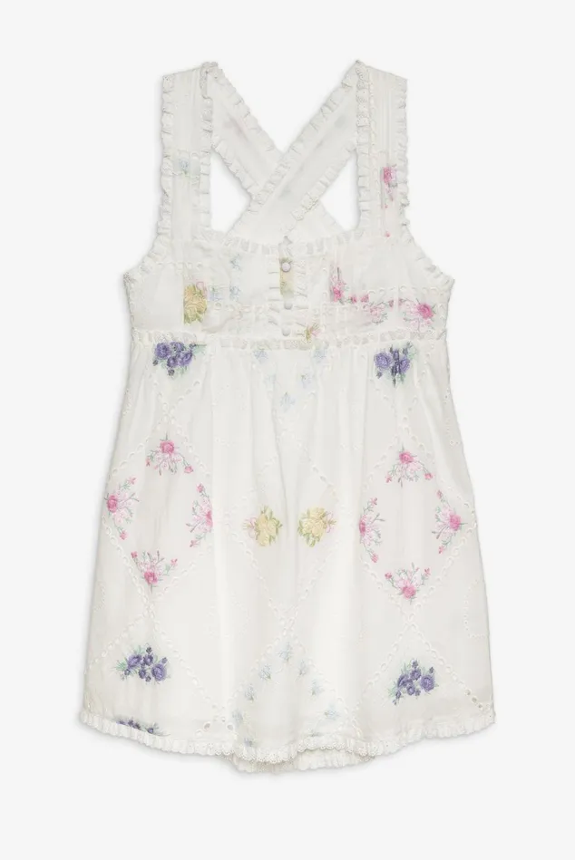 Women Andrea Embroidered Mini Dress White For Love and Lemons Dresses Women Andrea Embroidered Mini Dress White For Love and Lemons Dresses
