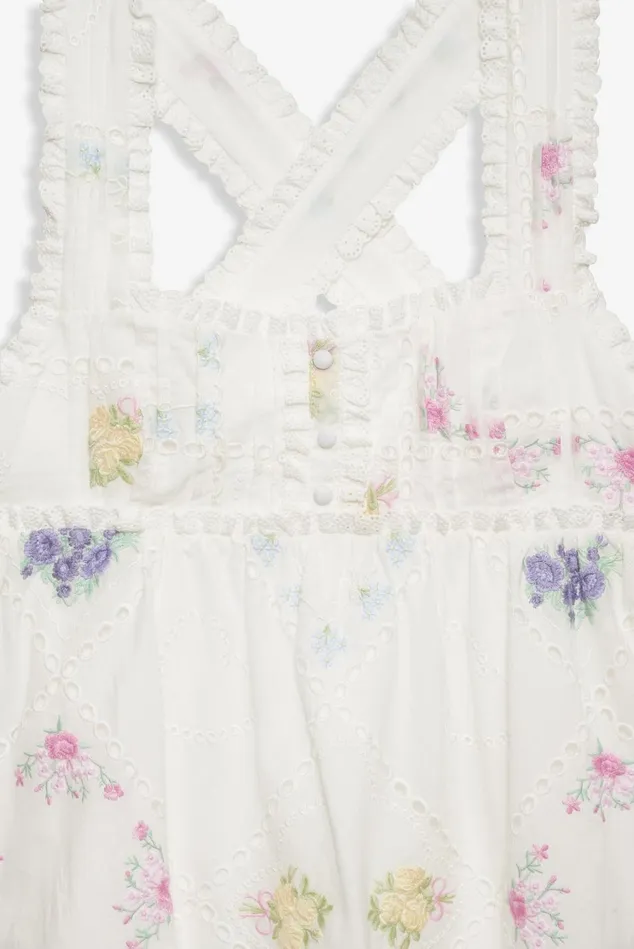 Women Andrea Embroidered Mini Dress White For Love and Lemons Dresses Women Andrea Embroidered Mini Dress White For Love and Lemons Dresses