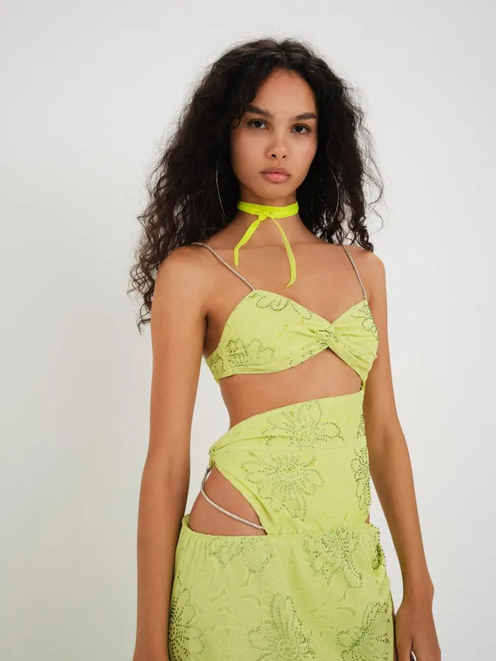 Women Anna Maxi Dress Green For Love and Lemons Dresses Women Anna Maxi Dress Green For Love and Lemons Dresses