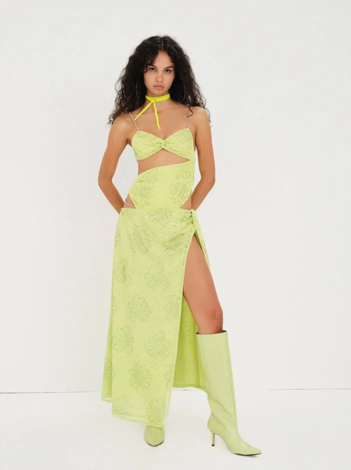 Women Anna Maxi Dress Green For Love and Lemons Dresses Women Anna Maxi Dress Green For Love and Lemons Dresses