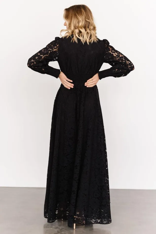 Women Aphrodite Lace Maxi Dress Black Baltic Born Maxi Dresses Women Aphrodite Lace Maxi Dress Black Baltic Born Maxi Dresses