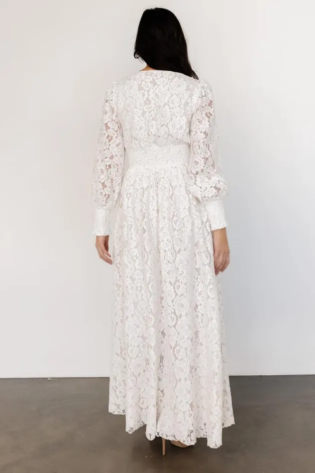 Women Aphrodite Lace Maxi Dress Off White Baltic Born Maxi Dresses Women Aphrodite Lace Maxi Dress Off White Baltic Born Maxi Dresses