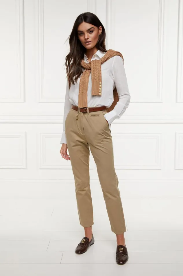 Women Arnesby Chino Stone Holland Cooper Trousers