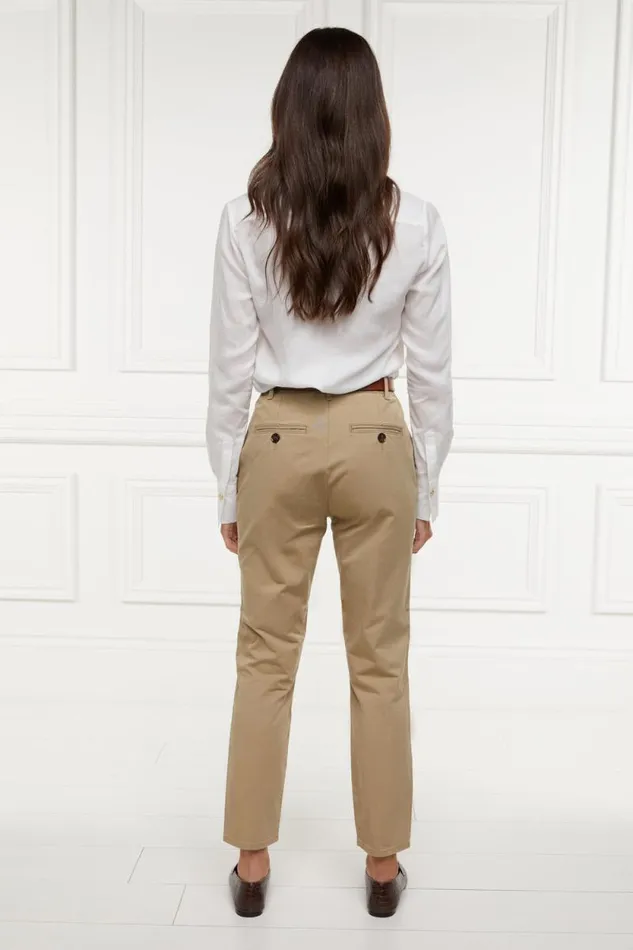 Women Arnesby Chino Stone Holland Cooper Trousers