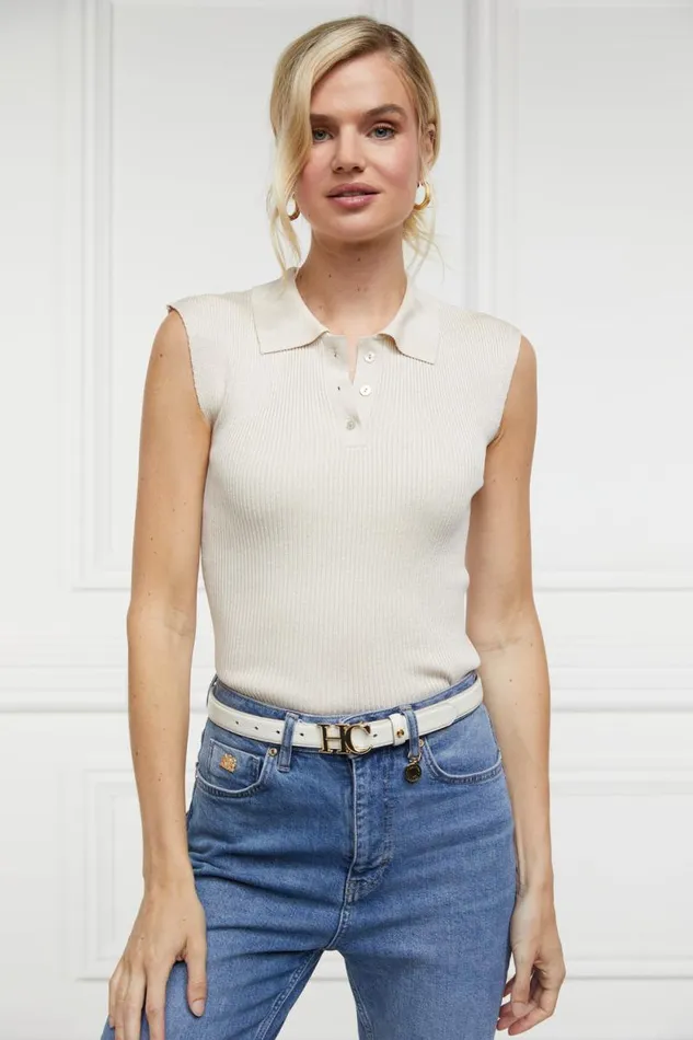 Women Atelier Ultra Slim Belt Off White Holland Cooper Belts
