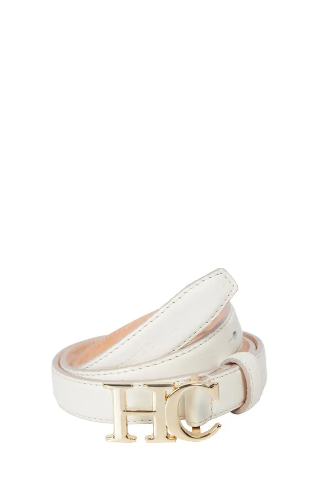 Women Atelier Ultra Slim Belt Off White Holland Cooper Belts